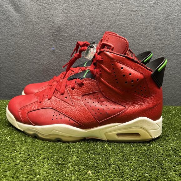 Size 12-Air Jordan 6 Spiz’ike 'History of Jordan' Red (Mens) - Picture 1 of 12